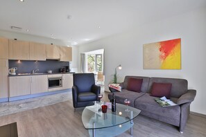 Villa Höger Whg. 08 - Blick auf den offenen Wohn-/ Essbereich
