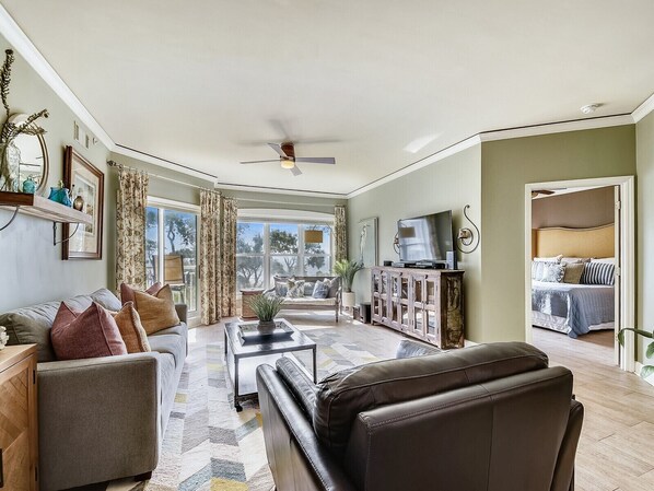 Living Room with Deck Access at 6403 Hampton Place