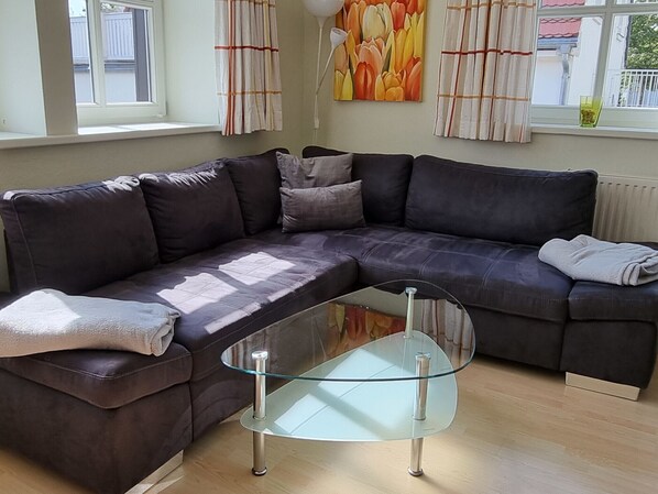 Ferienwohnung-Wohnzimmer