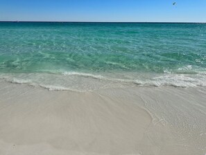 The beach actually looks like this. The sand=powdered sugar. Best beach in US.