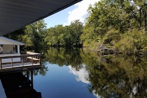 View from screened in porch