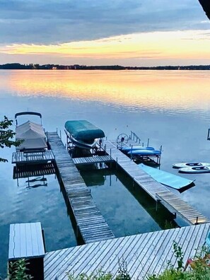 Lots of dock space.  Paddle Boards and Kayaks available for use - 2022 set up