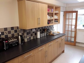 All goods and items for kitchen provided