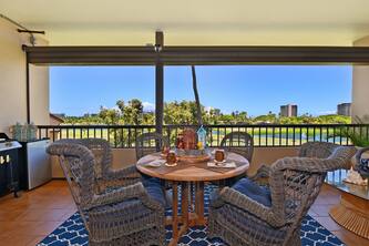 KRL D302 Beautifully Updated Kaanapali 2BD on Golf Course wLarge Furnished Lanai