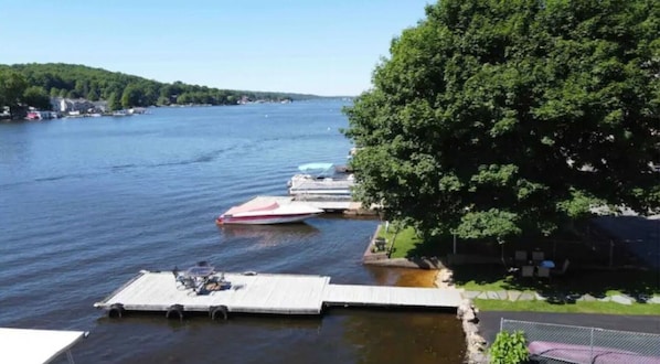 Work on that tan or work remotely while working on your tan on your private dock