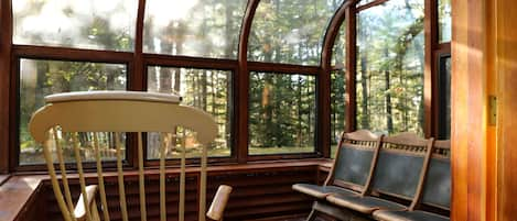 Sunroom for morning coffee