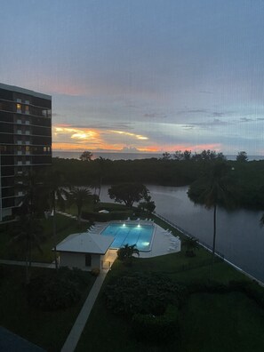 Evening view from Lanai