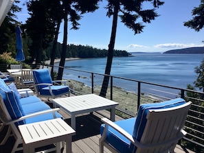 EXPLORE the dramatic SHORELINE or view it from the expansive deck