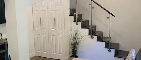 Stairs to a loft bedroom 