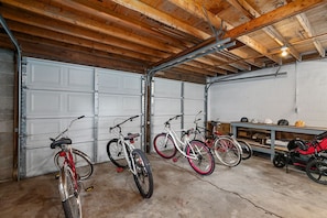 Shared bikes in garage!