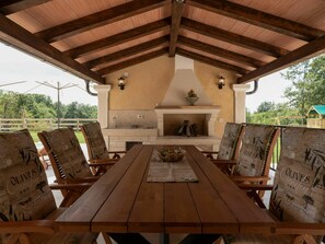 Building, Wood, Tree, Couch, Table, Interior Design, Plant, Porch, Shade, Floor