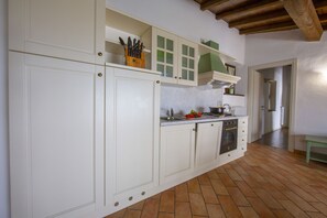 Kitchen and dining area