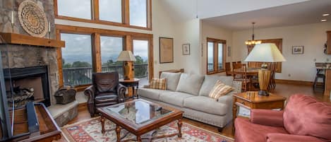 Enjoy the Amazing Views from the Great Room at Bald Eagle Bluff!