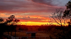 An absolutely stunning Texas sunset, from Lone Mesquite Ranch 