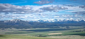 Flint Creek Valley and Pintlar Mtn. Range from atop Blackpine Rd.