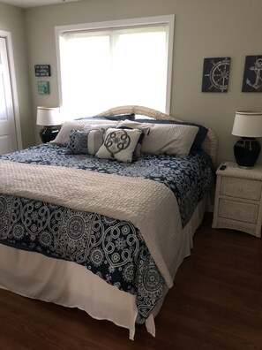 Master Bedroom with king bed.