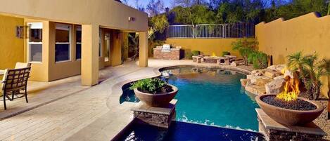 Enjoy your private resort-style heated pool and spa!