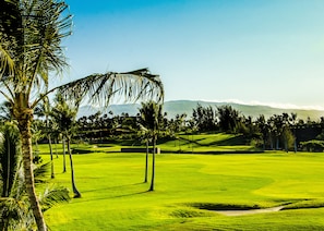 First green of the Lakes course.