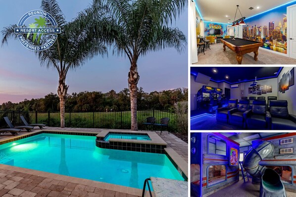 Welcome to Magical Hideaway a 3,300+ sq. ft. vacation rental with a private pool overlooking the golf course | PHOTOS TAKEN: OCT. 2020