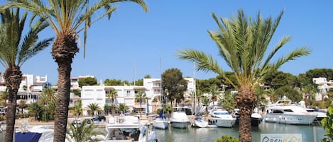 View from the apartment over Cala d´Or Marina.