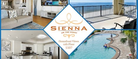 Sienna on the Coast #1107. Eleventh floor corner unit.