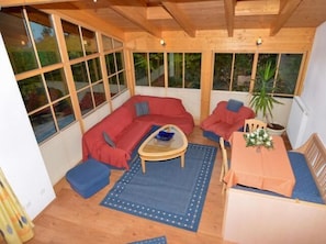 Ferienhaus mit Terrasse-Wohnzimmer