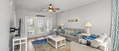 Newly renovated first floor corner condo located in Ocean Keyes.