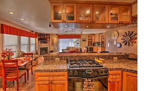 Fully stocked kitchen. Perfect for home cooked meals and quality family time.