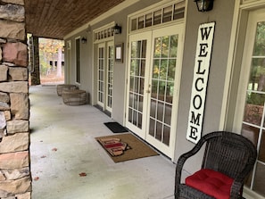 Another patio view (lower level)