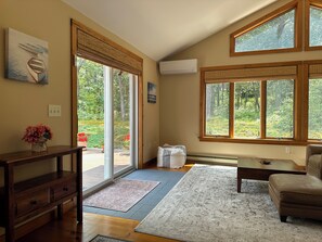 Sliding Doors from Den / Family Room to Deck