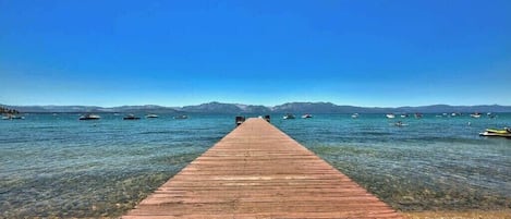 Pinewild HOA Pier. Shared pier and beach