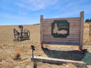 Outside-Welcome to Bison Pines featuring 51 acres for you to explore. 