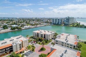 Aerial view of property
