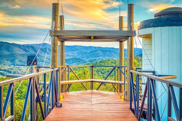 Enjoy the breathtaking views at this one-of-a-kind mountain retreat.