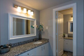 Extra sink in hallway of the Master with walk in closet