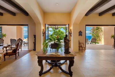 The Crown Jewel of villas in Pedregal, 180-degree views of the Pacific Ocean.