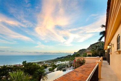 The Crown Jewel of villas in Pedregal, 180-degree views of the Pacific Ocean.