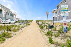 Access to the ocean beach at the end of Inlet Road