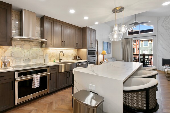 Fully remodeled luxury kitchen.