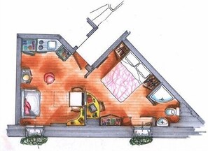 Plan of the apartment