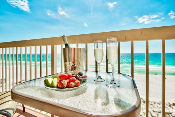 Relax &  Enjoy... Gorgeous gulf view for miles, right from your own balcony