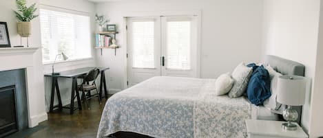 Beautiful natural light in the bedroom.