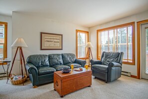 The main living space is on the ground level.
