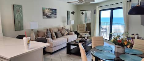 Newly 2024 renovated condo and new furniture with Oceanside view.