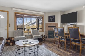 Living Room with Fireplace