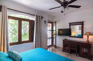 Door leads to sunny terrace