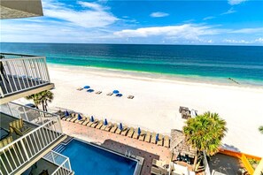 Balcony - 
Beautiful Beach & Gulf Views