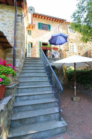 Plant, Stairs, Building, Slope, Road Surface, Window, Urban Design, Door, Tree, Road