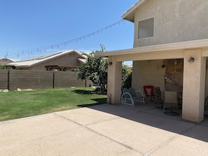 Backyard Dining Area.