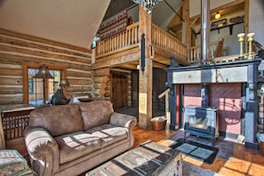 Living Room | Main Floor | Wood-Burning Stove (Wood Provided)